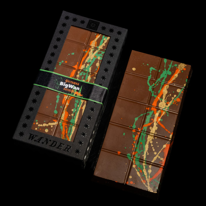 Дубайський шоколад Bigwan Фісташка - Катаіфі