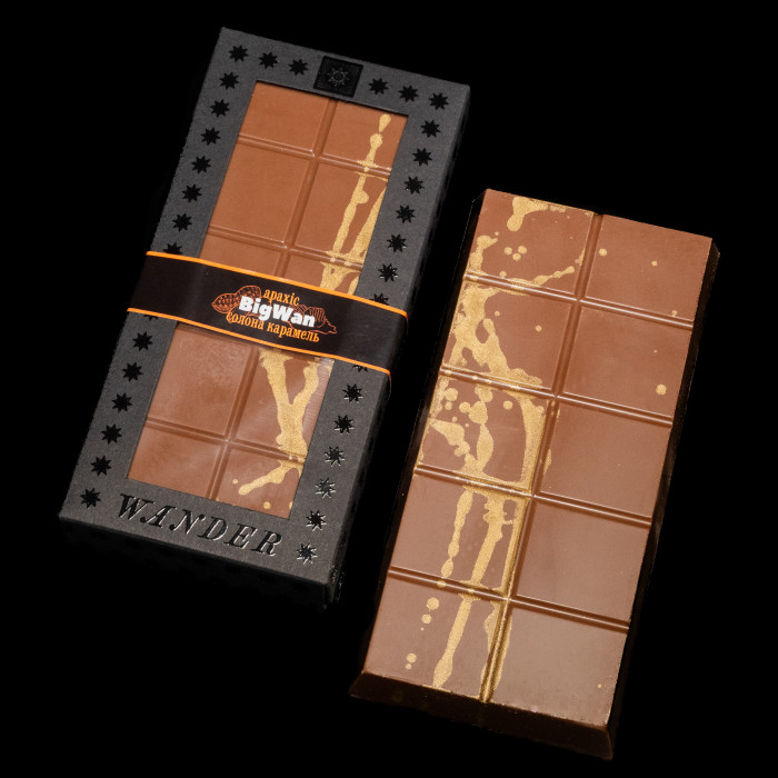 Шоколадна Плитка Bigwan Cолона Карамель - Арахіс