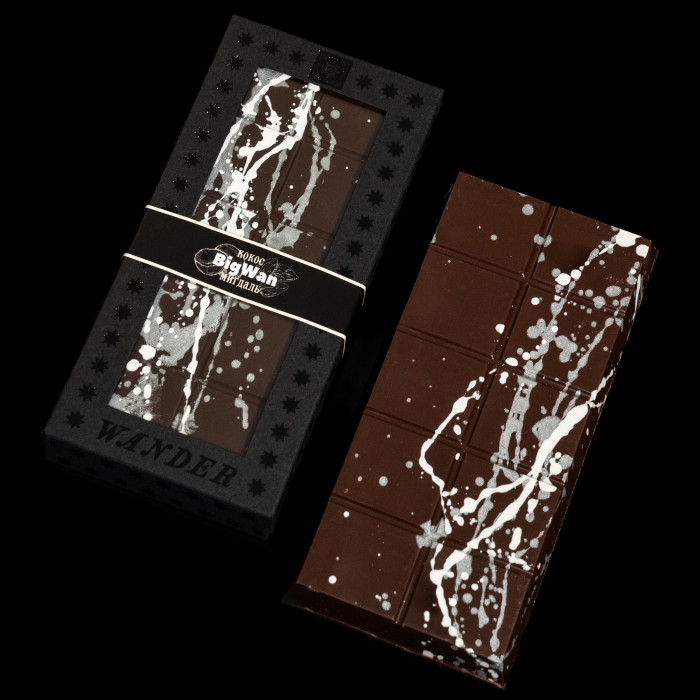 Шоколадна Плитка Bigwan Кокосова Карамель