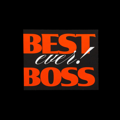 Открытка BEST BOSS EVER