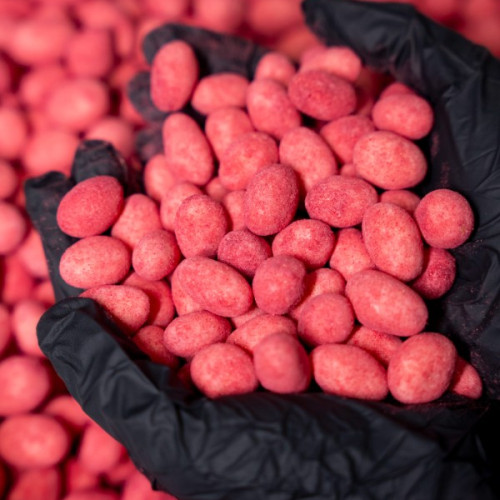 Без Сахара. Миндаль С Сублимированной Малиной.