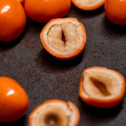 Без Сахара. Фундук В Белом Шоколаде С Бобами Тонка.