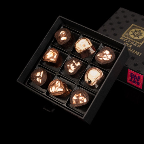 Пастиваль 9 Цукерок З Чорним Та Білим Шоколадом Без Цукру