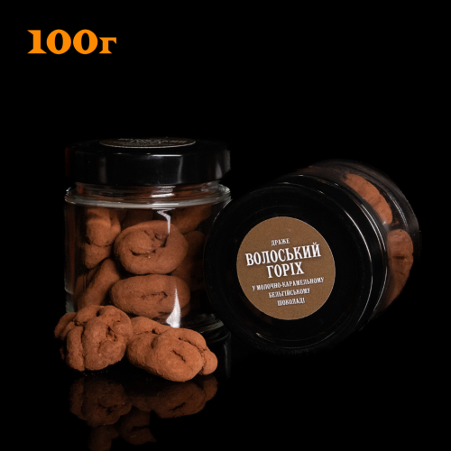 Волоський Горіх У Молочному-карамельному Шоколаді Та Какао